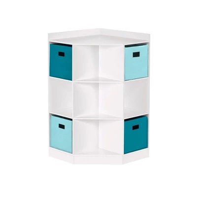 5pc Kids' Corner Cabinet Set With 4 Bins Set - RiverRidge Home 8 5pc Kids' Corner Cabinet Set With 4 Bins Set - RiverRidge Home - Image 6