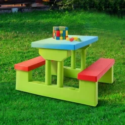 Costway 4 Seat Kids Picnic Table W/Umbrella Garden Yard Folding Children Bench Outdoor 13 Costway 4 Seat Kids Picnic Table W/Umbrella Garden Yard Folding Children Bench Outdoor -Northlight Store GUEST 35c4a760 9001 4817 97ac 502e907e274c