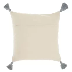 18"x18" Life Styles Lattice With Tassels Square Throw Pillow - Mina Victory