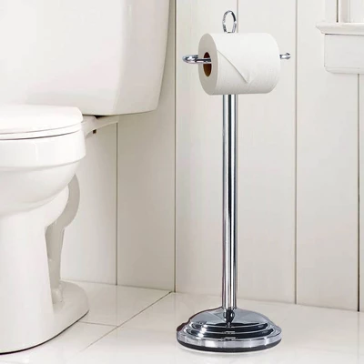 Freestanding Toilet Tissue Holder Chrome - Nu Steel 5 Freestanding Toilet Tissue Holder Chrome - Nu Steel - Image 3