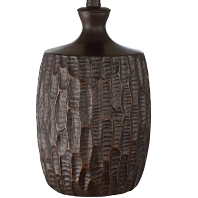 Franklin Iron Works Kelly Rustic Farmhouse Table Lamp 25 1/2" High Brown With USB Cord Dimmer Mica Drum Shade For Bedroom Living Room Office Home Desk 5 Franklin Iron Works Kelly Rustic Farmhouse Table Lamp 25 1/2" High Brown With USB Cord Dimmer Mica Drum Shade For Bedroom Living Room Office Home Desk - Image 3