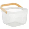 Simplify Mesh Tote With Bamboo Handle White -Northlight Store GUEST 36a5d300 3e76 4f15 b5c5 1a0b69e64c7b