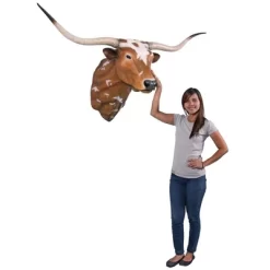 Design Toscano Texas Longhorn Bull Sculptural Wall Trophy - Multicolored -Northlight Store GUEST 36d4ed66 3ae7 4250 bf78 df6ca6e4702d