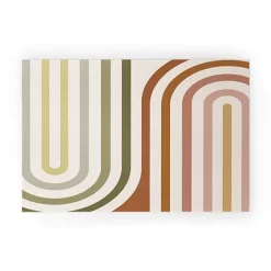 Colour Poems Bold Curvature Stripes I Looped Vinyl Welcome Mat - Society6 -Northlight Store GUEST 37018a2e ab06 4801 b19d 6a17131ab3a4
