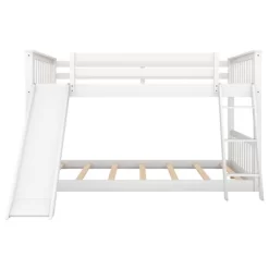 Wood Bunk Bed With Convertible Slide And Ladder-ModernLuxe 17 Wood Bunk Bed With Convertible Slide And Ladder-ModernLuxe -Northlight Store GUEST 37346878 42ab 4d27 aed3 42f1c8875cd9