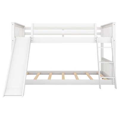 Wood Bunk Bed With Convertible Slide And Ladder-ModernLuxe 8 Wood Bunk Bed With Convertible Slide And Ladder-ModernLuxe - Image 6