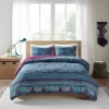 Blair Full/Queen 3pc Reversible Comforter Mini Set Navy/Purple -Northlight Store GUEST 383755e7 699c 43ee 8da2 d442ffaec0ee