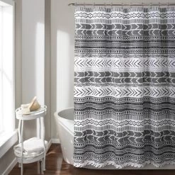 Hygge Geo Shower Curtain - Lush Décor -Northlight Store GUEST 38d8d307 2812 4dde a1df 7a200fce25ab