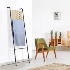 NEX 4 Tier Ladder Style Towel Rack Black 9 NEX 4 Tier Ladder Style Towel Rack Black -Northlight Store GUEST 3964a7b1 f43d 4096 b418 824d35765da7