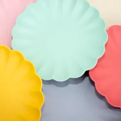 Meri-Meri Meri Meri Small Multicolor Reusable Bamboo Plates (Pack Of 6) -Northlight Store GUEST 3992fcae c158 41cd 98aa a60c1e57242c