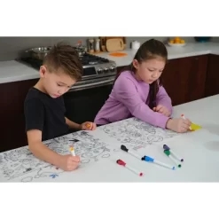 Merka Kids Toddler Essentials Coloring Placemats For Kids, Set Of 4 Mats With 7 Markers Jungle Space Sea Unicorns 9 Merka Kids Toddler Essentials Coloring Placemats For Kids, Set Of 4 Mats With 7 Markers Jungle Space Sea Unicorns -Northlight Store GUEST 399bfd66 7649 4262 b913 afa9ea96d187