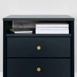 Dylane 2-Drawer Nightstand Navy - South Shore -Northlight Store GUEST 3a0a7b56 22e7 43cf 9156 7ae7030d9179
