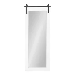 18" X 50" Cates Full Length Wall Mirror White - Kate & Laurel All Things Decor