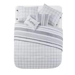 5pc King Farmhouse Princeton Comforter Set White/Gray - VCNY -Northlight Store GUEST 3a7d564c 9eff 41ef a09b c029e1317a02