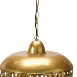 20.25" X 18.5" Metal Pendant Lamp Gold Finish - Storied Home -Northlight Store GUEST 3b63ee40 c229 4331 9e37 a292ca2f6a99