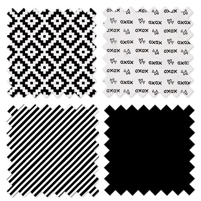 Bacati - Love Black/white Storage Box Large 5 Bacati - Love Black/white Storage Box Large - Image 3