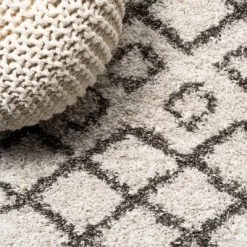 Algaida Moroccan Diamond Shag Area Rug - JONATHAN Y -Northlight Store GUEST 3c83c42b 62b0 4e2e a30c 0c7f27cfb705