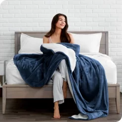 Faux Shearling Fleece Blanket By Bare Home 12 Faux Shearling Fleece Blanket By Bare Home -Northlight Store GUEST 3eec177d cb09 47e9 9c00 9d290baa3b6d