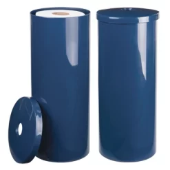 MDesign Toilet Tissue Roll Holder Canister Stand, Stores 3 Rolls, 2 Pack -Northlight Store GUEST 3f1d9ec9 d660 450e b493 0ef7ba764541