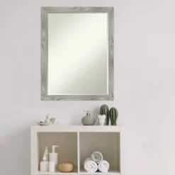 Amanti Art Dove Greywash Square Petite Bevel Bathroom Wall Mirror 26.5 X 20.5 In. 11 Amanti Art Dove Greywash Square Petite Bevel Bathroom Wall Mirror 26.5 X 20.5 In. -Northlight Store GUEST 3fae3591 69cd 4a99 8654 5531000bdb2d