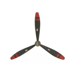 25" X 22" Metal Airplane Propeller 3 Blade Wall Decor With Aviation Detailing Black - Olivia & May -Northlight Store GUEST 401a4f28 2b4c 414d 9608 0b176fbee18f