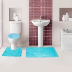 3pc Florence Rug Set Turquoise - Popular Bath -Northlight Store GUEST 40e66ad6 45ed 450c b81a fb9f95107b98