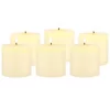 6pk Unscented Flat Top Smooth Pillar Candles Ivory - Stonebriar Collection -Northlight Store GUEST 4130d971 9fde 4bf2 a934 2d5e3597701e