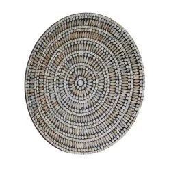 Mother Of Pearl Plate Handmade Mosaic Wall Decor Silver - Olivia & May -Northlight Store GUEST 42049b56 4a8d 4665 bfaa 3cdca0a71f65