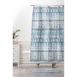 Alison Janssen Rustic Bath Mat Blue - Deny Designs