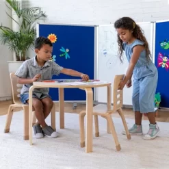ECR4Kids Bentwood Chairs, Stackable School Chairs, Assembled, 2-Pack - Natural -Northlight Store GUEST 42c054c6 2be6 4ac7 a7cc 8669193aa1a3