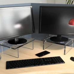 Azar Displays Clear Acrylic 22"W X 10"D X 6"H 1/2" Thick Deluxe Riser W/ Bumpers 14 Azar Displays Clear Acrylic 22"W X 10"D X 6"H 1/2" Thick Deluxe Riser W/ Bumpers -Northlight Store GUEST 433eda71 b908 4cb5 83e8 3fce795e7c2d