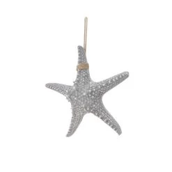 Polystone Starfish Wall Decor With Hanging Rope Gray - Olivia & May -Northlight Store GUEST 438df091 e876 4bda b5a3 15702accc30c