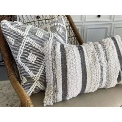 13"x20" Oversize Bria Striped Family-Friendly Lumbar Throw Pillow Cover - Lush Décor -Northlight Store GUEST 44983bf4 97d9 4025 a89b a8f75800e03b