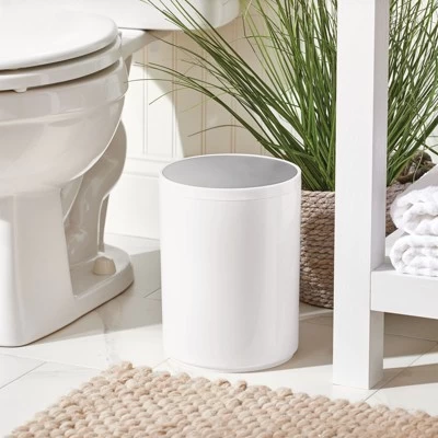 MDesign Round Swing Trash Can Garbage Bin 3 MDesign Round Swing Trash Can Garbage Bin