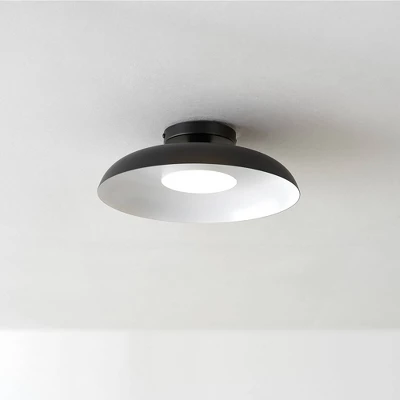 1-Light LED Integrated Matte Black Flush Mount Ceiling Light - Globe Electric 8 1-Light LED Integrated Matte Black Flush Mount Ceiling Light - Globe Electric - Image 6
