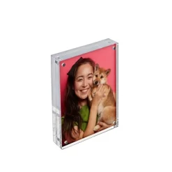 Azar Displays Clear Acrylic Magnetic Photo Block Frame Set With TWO 5x7 Size Frames -Northlight Store GUEST 4587e93e c34c 447c 8e49 4cec17866b2c