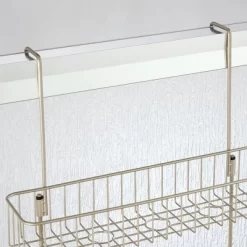 MDesign Wide Metal Over Door Hanging Shower Caddy, 2 Hooks And Baskets 16 MDesign Wide Metal Over Door Hanging Shower Caddy, 2 Hooks And Baskets -Northlight Store GUEST 46431373 ca08 49b2 80b2 fd41a1e24f42