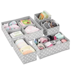 MDesign Kids Fabric Dresser Drawer And Closet Storage Organizer, Set Of 5 -Northlight Store GUEST 4724d981 f702 4596 93ba 8ba5631b34a7