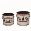 Transpac Metal White Christmas Enamel Buckets Set Of 2 1 Transpac Metal White Christmas Enamel Buckets Set Of 2 -Northlight Store GUEST 4783e85b ba79 4cf2 b216 33d276ad43c0