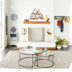 Wood Sail Boat Ship Wheel Wall Decor With Distressing Blue - Olivia & May 27 Wood Sail Boat Ship Wheel Wall Decor With Distressing Blue - Olivia & May -Northlight Store GUEST 47909ffa 4804 40ec be5c a495674e8c87