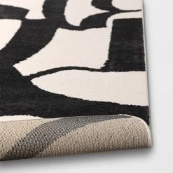 Abstract Inkblot Rug Black/White - Threshold™ 8 Abstract Inkblot Rug Black/White - Threshold™ -Northlight Store GUEST 4794689c 040b 444b b960 d50b9ba49a0e