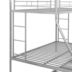 Twin Over Full Steel Bunk Bed With Twin Size Trundle Bed And Two-Side Ladders-ModernLuxe 22 Twin Over Full Steel Bunk Bed With Twin Size Trundle Bed And Two-Side Ladders-ModernLuxe -Northlight Store GUEST 47da3d45 18c5 409f befc d139815e2e92