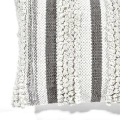 13"x20" Oversize Bria Striped Family-Friendly Lumbar Throw Pillow Cover - Lush Décor