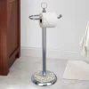 Freestanding Toilet Tissue Holder Chrome/MOP - Nu Steel
