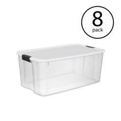 Sterilite Storage System Solution With 116 Quart Clear Stackable Storage Box Organization Containers With White Latching Lid 16 Sterilite Storage System Solution With 116 Quart Clear Stackable Storage Box Organization Containers With White Latching Lid -Northlight Store GUEST 4a045f6d e010 4e05 b44a a0f2120f1481