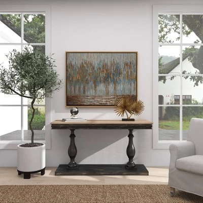 Canvas Tree Framed Wall Art With Gold Frame Gold - Olivia & May 9 Canvas Tree Framed Wall Art With Gold Frame Gold - Olivia & May - Image 7