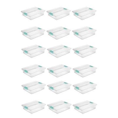 Sterilite Large Clear Plastic Stackable Storage Container Bin Box Tote With Clear Latching Lid Organizing Solution For Home & Classroom 10 Sterilite Large Clear Plastic Stackable Storage Container Bin Box Tote With Clear Latching Lid Organizing Solution For Home & Classroom - Image 8