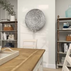 Mother Of Pearl Plate Handmade Mosaic Wall Decor Silver - Olivia & May -Northlight Store GUEST 4b34c1eb 06db 45f1 8740 e0bd01c0b3ec