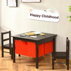 Costway 2-in-1 Kids Activity Table & 2 Chairs Set W/Storage Building Block Table -Northlight Store GUEST 4b4044eb 36db 4135 999e 2f996ce3e8bc