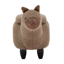 Anders Llama Storage Ottoman Brown - Inspire Q -Northlight Store GUEST 4b77d7e4 d53e 4c20 aa62 ee0ca149063a